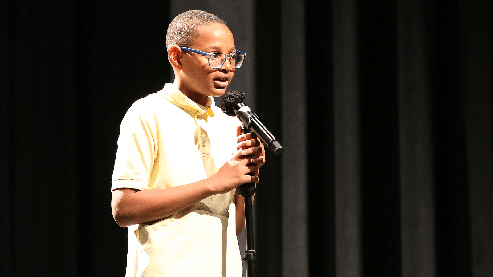 “They’re There For Me”: Ten-Year-Old Kollyn Foster Credits His DC SCORES Team For Supporting Poetry Journey Ahead of Our Words Our City Performance